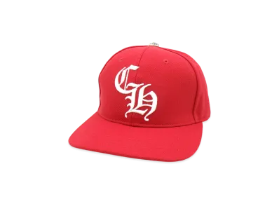 Chrome Hearts 6 Panel CH Baseball Cap "Red/Green"