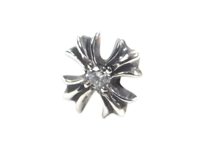 Chrome Hearts CH Plus Stud 1 Diamond Earring "Silver"