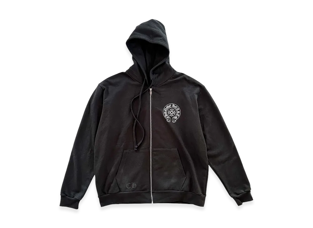 Chrome Hearts Seoul Horseshoe Logo Hoodie "Black"