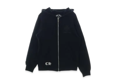 Chrome Hearts CH Plus Logo Zip Up Hoodie "Black"