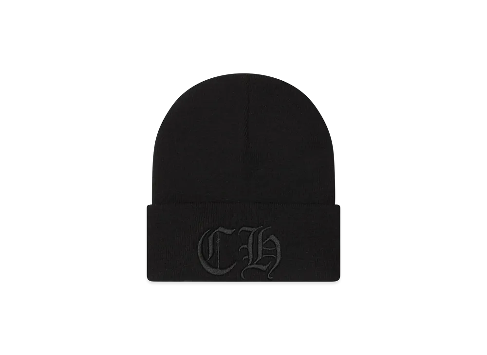 クロムハーツ CHロゴ ビーニー ワッチキャップ "ブラック"