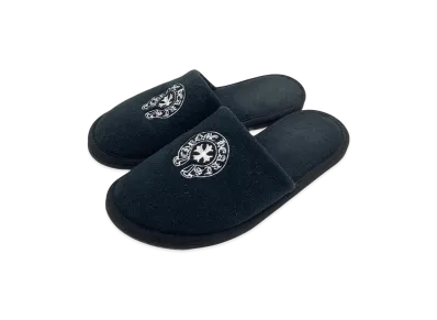 Chrome Hearts Horseshoe Hotel Slipper "Black"