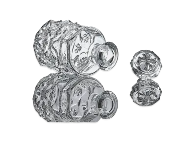 Chrome Hearts x Baccarat Decanter Pyramid Stud Plus Cross Crystal "Clear"