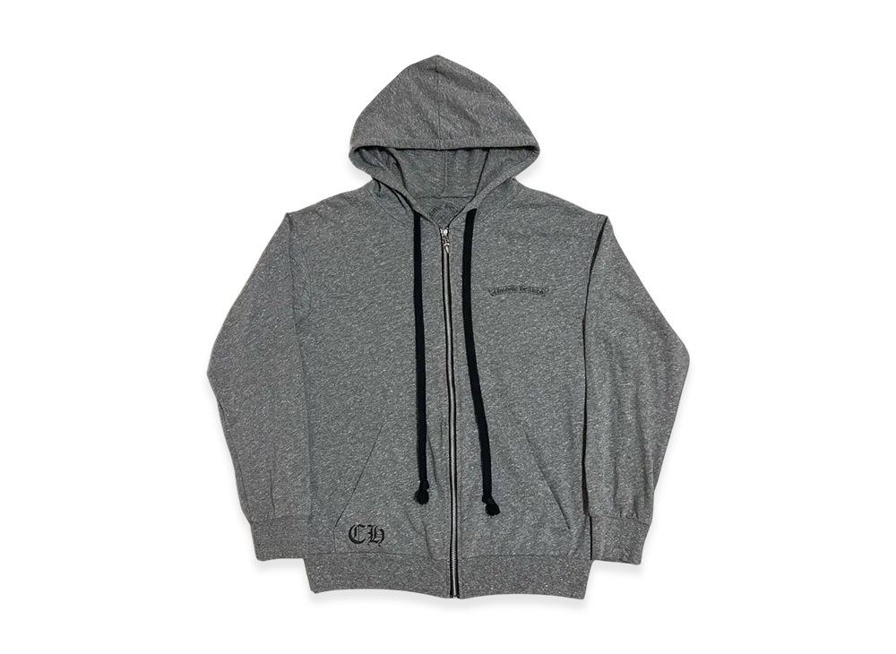 クロムハーツ フレアニージップ フーディー "グレー"