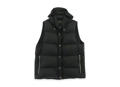 Chrome Hearts Stiff CH Plus All Over Print Crossball Nylon Down Vest "Black"