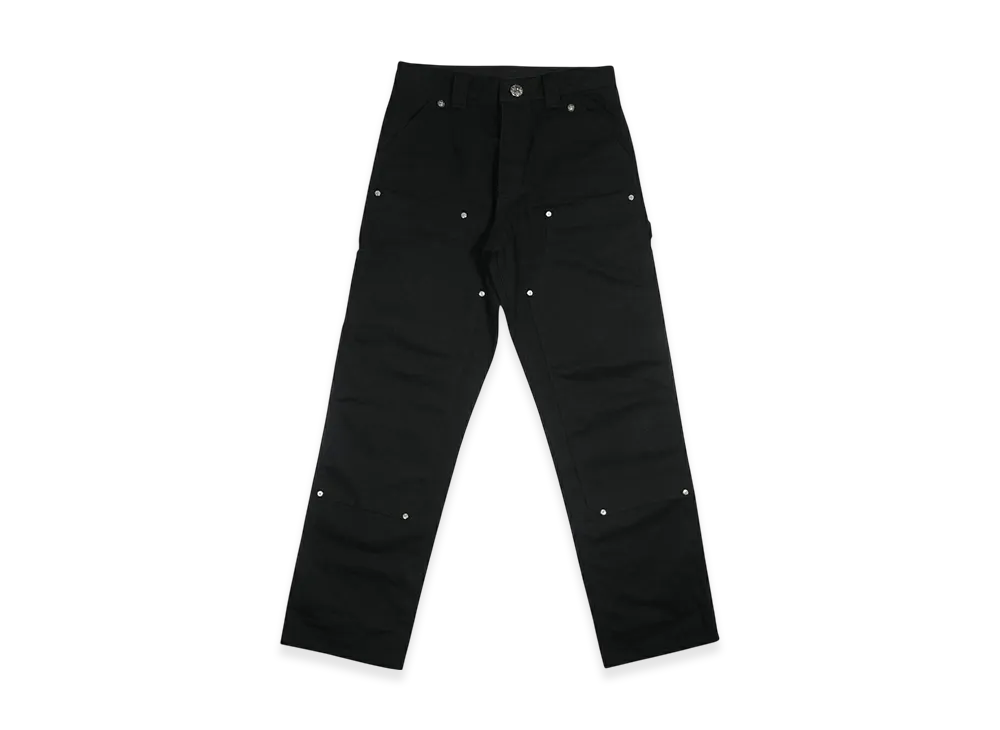 Chrome Hearts Carpenter CNVS Double Knee Pants "Black"