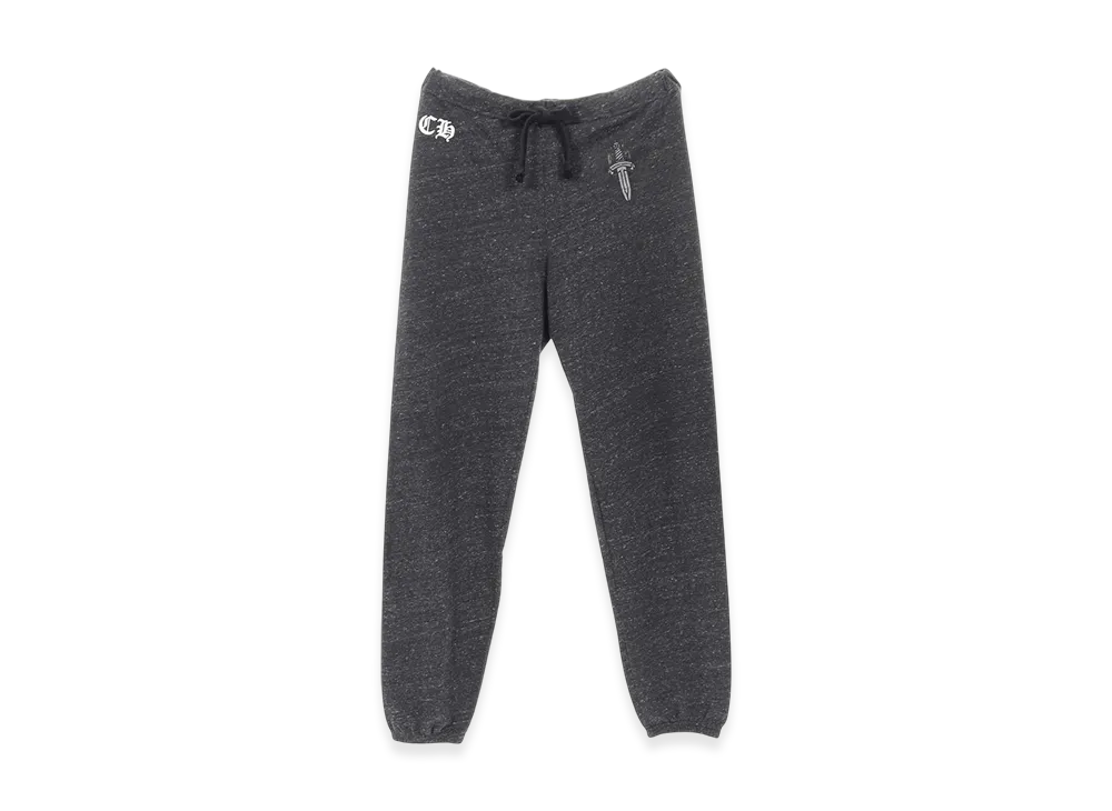 Chrome Hearts Dagger Print Sweatpants "Dark Gray"