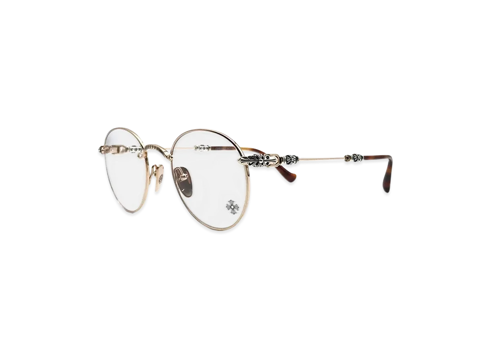 Chrome Hearts BUBBA-A 49 Floral Boston "Gold"