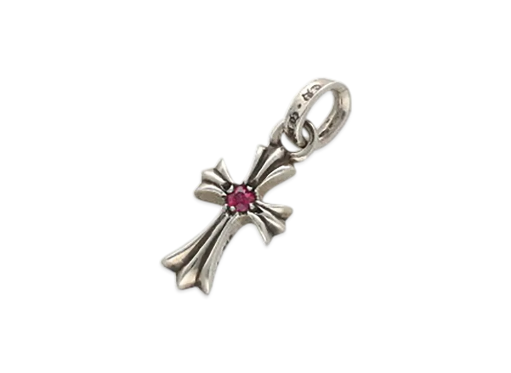 クロムハーツ ベイビーファットクロス SV925 ペンダントトップ "ブラック"