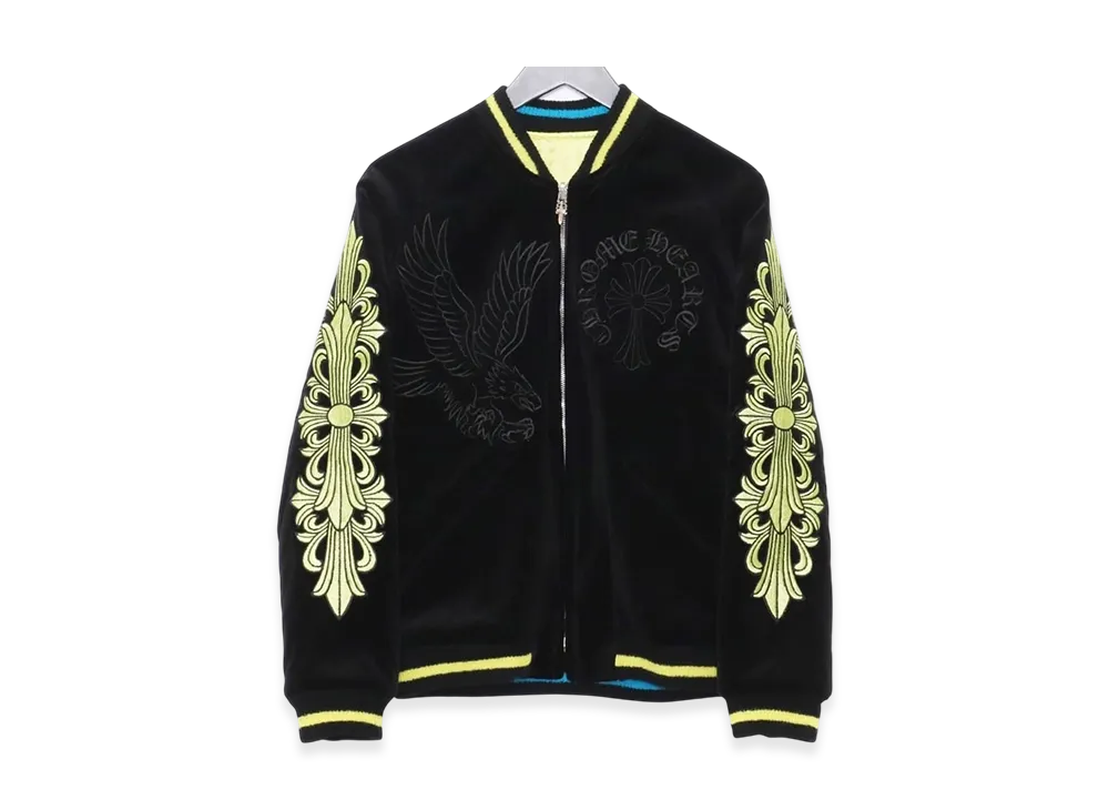 Chrome Hearts Matty Boy Ppo Souvenier Bomber Jacket "Black/Yellow"