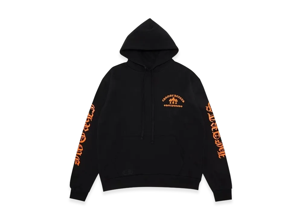 Chrome Hearts Triple Cross Hoodie "Black/Orange"