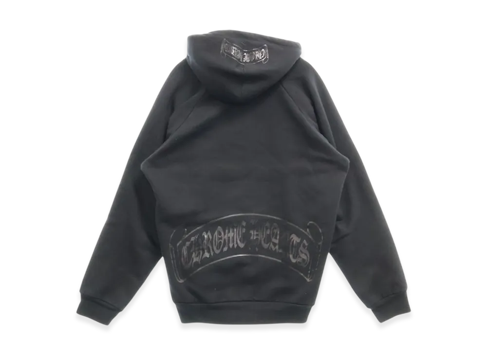Chrome Hearts Scroll Label Print Hoodie "Black"