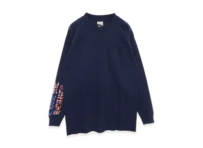 Chrome Hearts American Flag L/S T-Shirt "Navy"