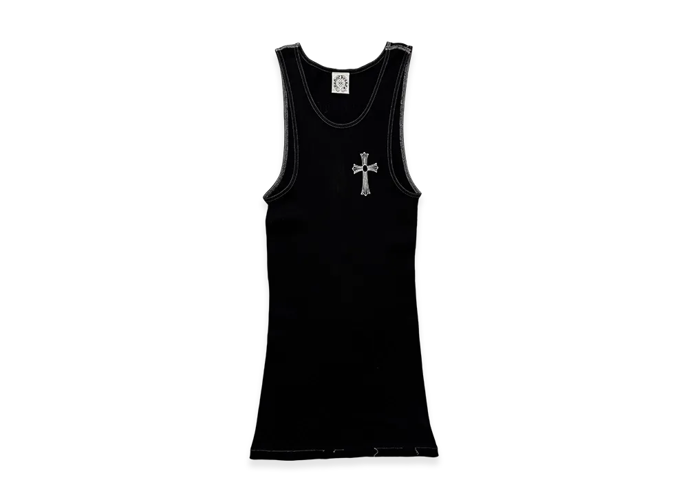Chrome Hearts Horseshoe Cross Print Tank Top "Black"