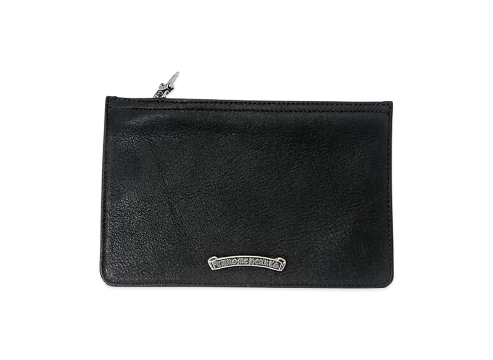 Chrome Hearts Zipper Change Purse #2 Heavy Leather 