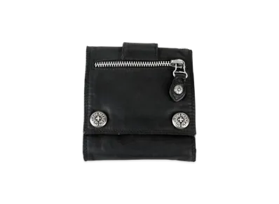 Chrome Hearts 3 Fold Nylon Wallet "Black"