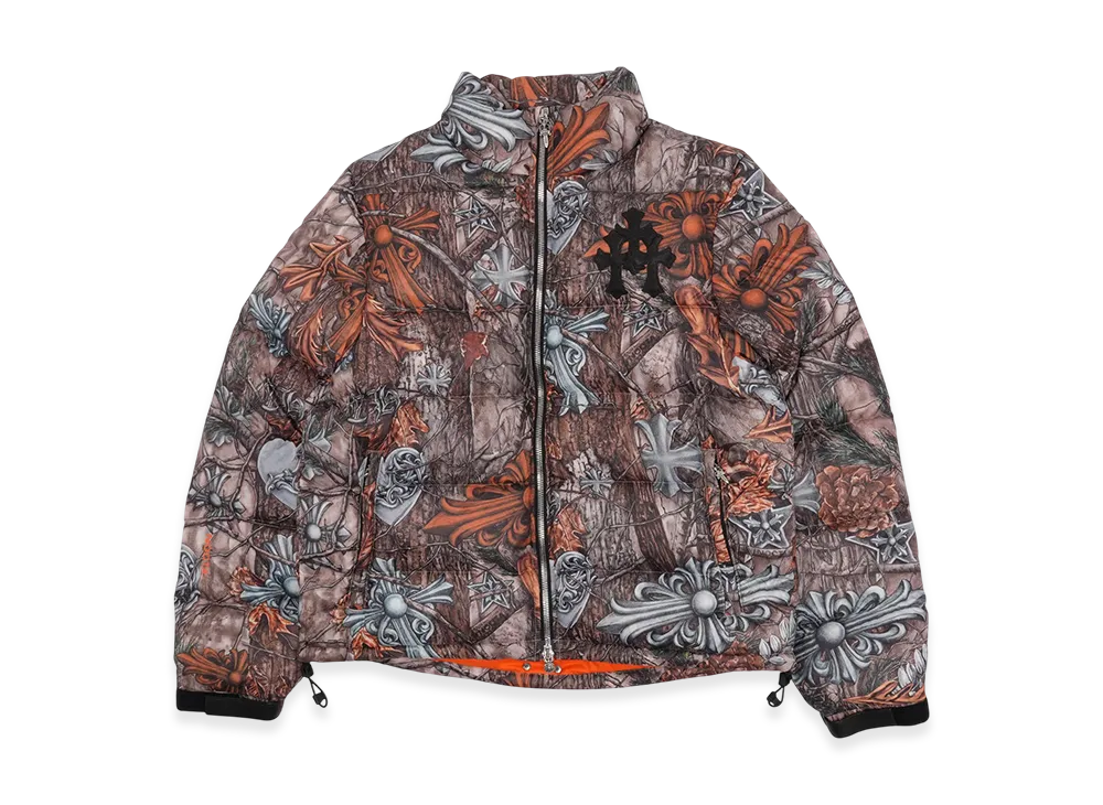 クロムハーツ x ナイキ x ドレイク ノクタ レザークロスパッチ パファージャケット "マルチ"