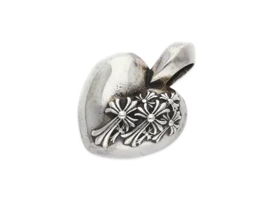 Chrome Hearts RIP Heart Necklace Top "Silver"