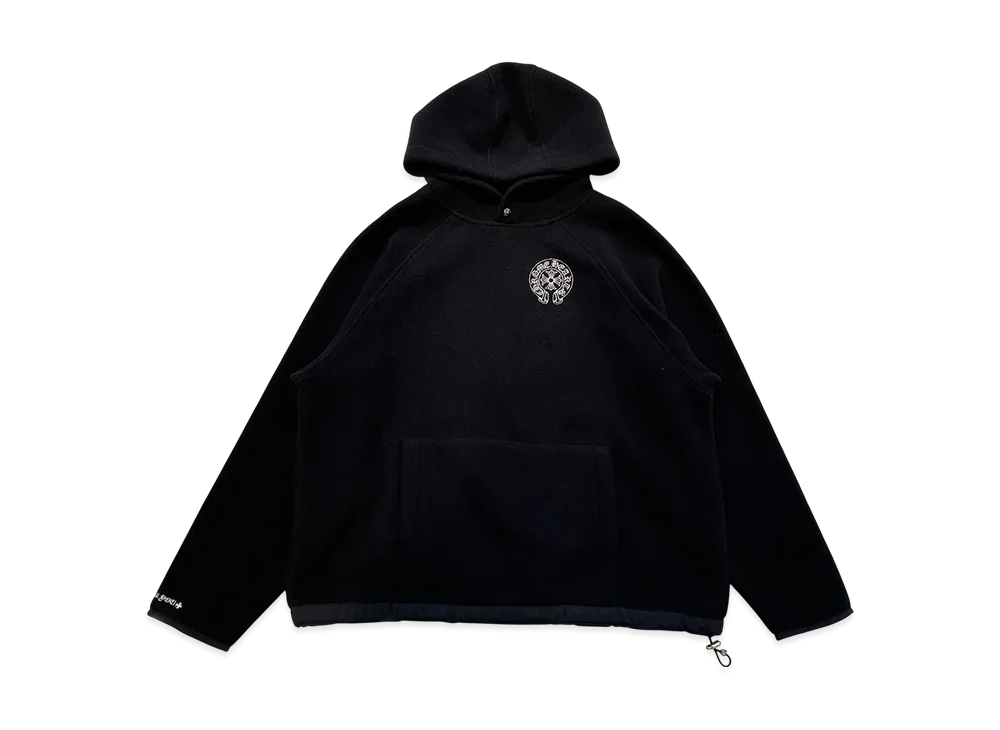 Chrome Hearts Y Not Horseshoe Embroidery Fleece Pullover Hoodie "Black"
