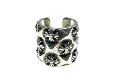 Chrome Hearts Cuff Pyramid Plus Ear Cuff "Silver"