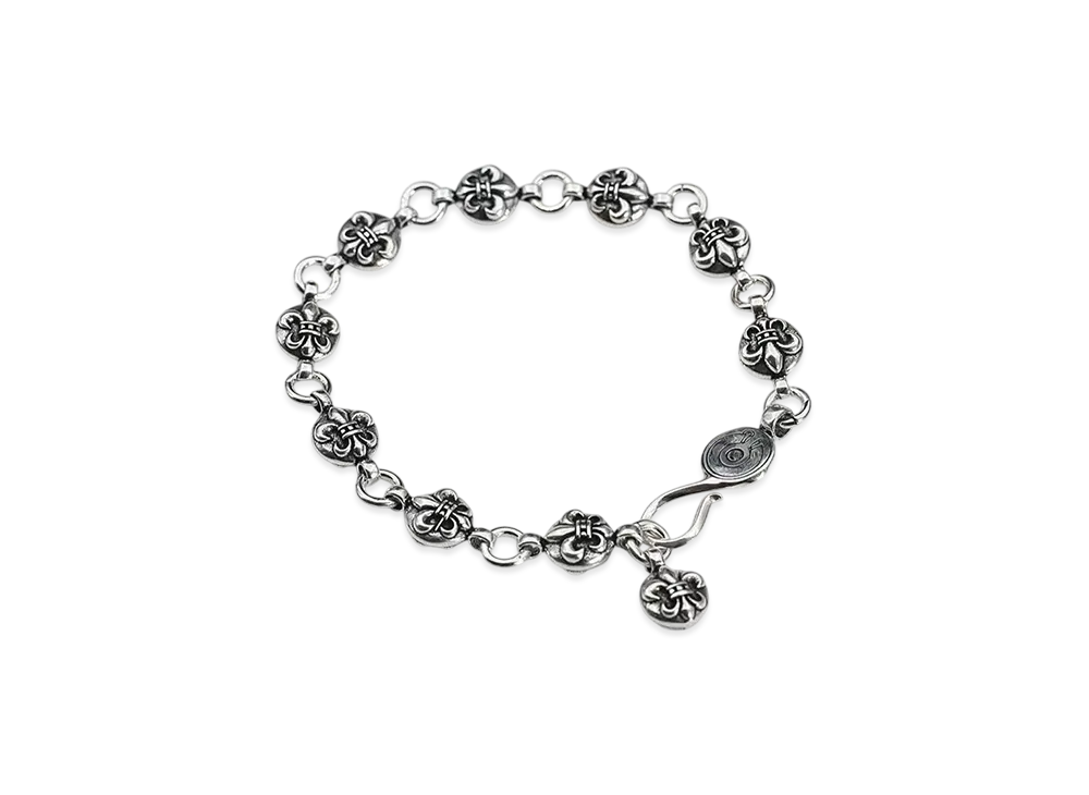 クロムハーツ BS フレア ボール ブレスレット "シルバー"