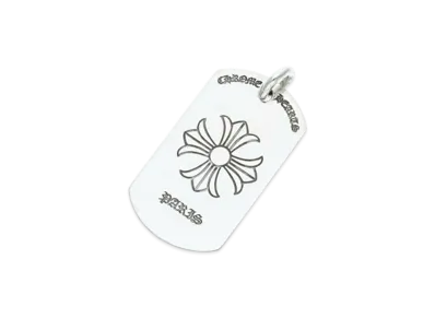 Chrome Hearts Paris Limited Large Dog Tag Charm "Silver"