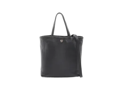 Chrome Hearts Heart 2way Leather Tote Bag "Black"