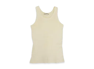 Chrome Hearts Gunze Body Old Plain Rib Tank Top "White"
