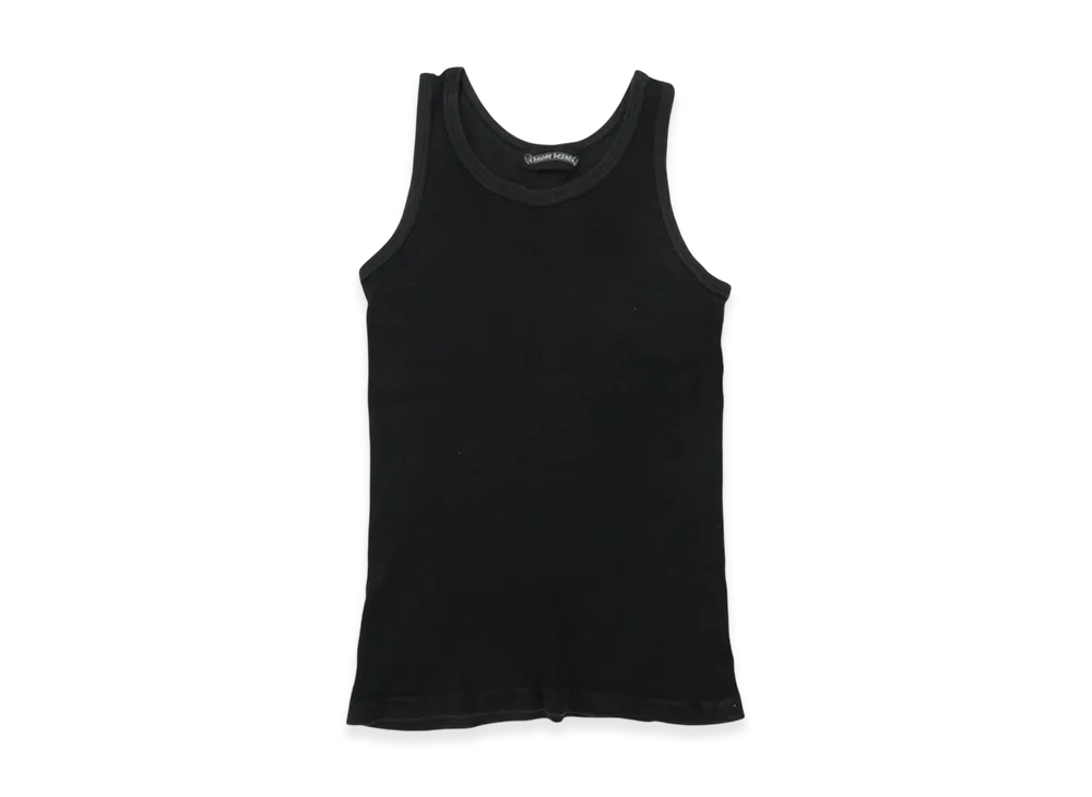Chrome Hearts Gunze Body Old Plain Rib Tank Top "Black"