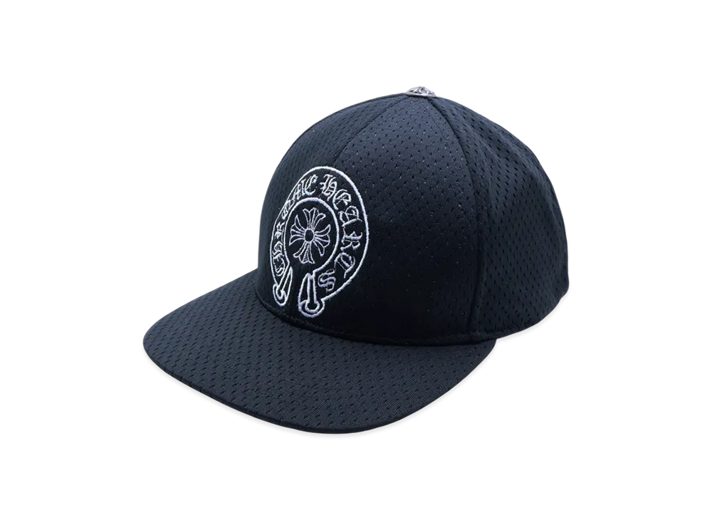 Chrome Hearts Horseshoe Trucker Mesh Baseball Cap "Black"