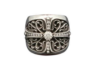 Chrome Hearts Classic Oval Ring "Silver"