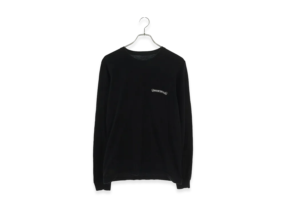 Chrome Hearts Back Arch Logo Print L/S T-Shirt "Black"