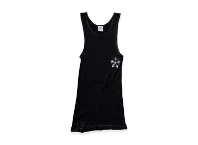 Chrome Hearts Star Cross Rib Tank Top "Black"