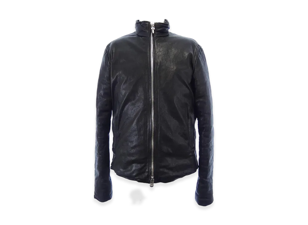 クロムハーツ パーフェクト レザー ジャケット "ブラック"