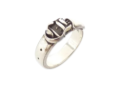 Chrome Hearts Belted CH Logo Small Ring "Silver"