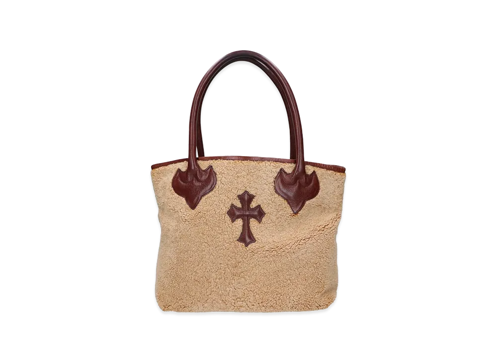 Chrome Hearts Cross Patch Dagger Zip FS Tote Bag "Brown"