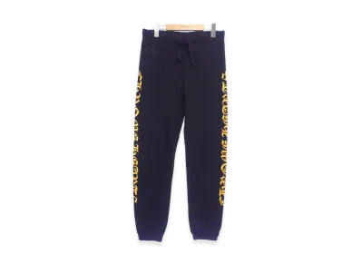 Chrome Hearts Side Logo Sweatpants "Black/Yellow"