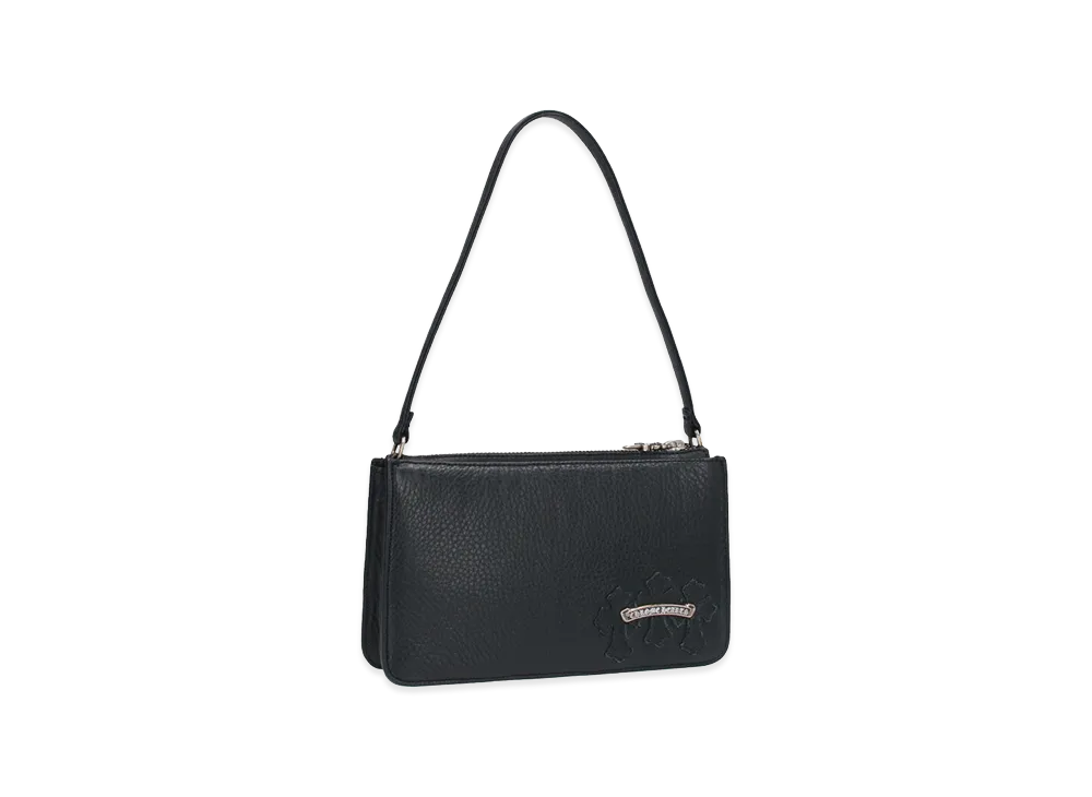 Chrome Hearts Cemetery Patch Leather Handbag "Black"