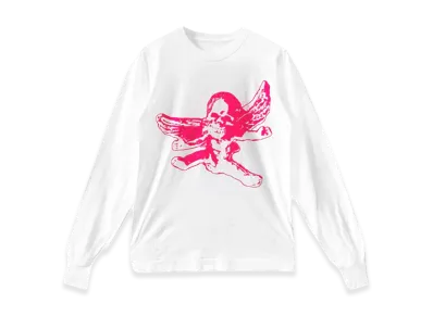 Chrome Hearts Foti Neon Pink L/S T-Shirt "White"