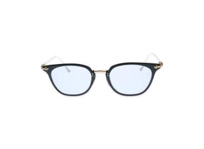 Chrome Hearts Side Cross Temple Wellington Sunglasses "Black/Gold"