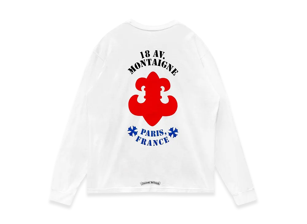 Chrome Hearts Paris Exclusive BS Fleur L/S T-Shirt "White"