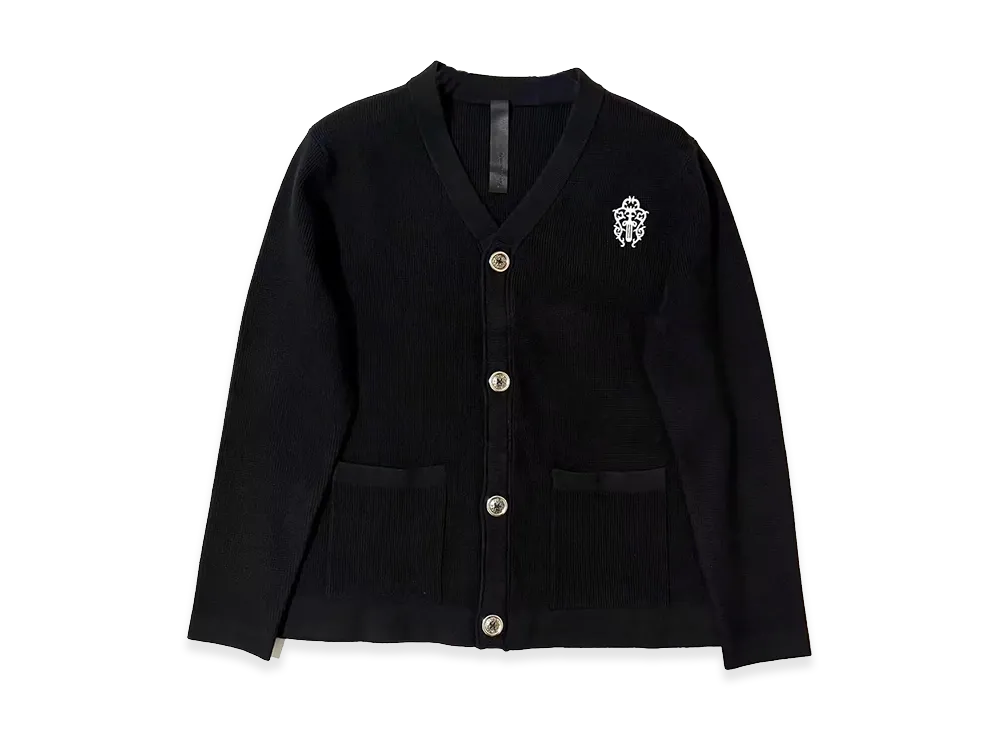 Chrome Hearts Thermal Cashmere Vine Dagger Cardigan "Black"