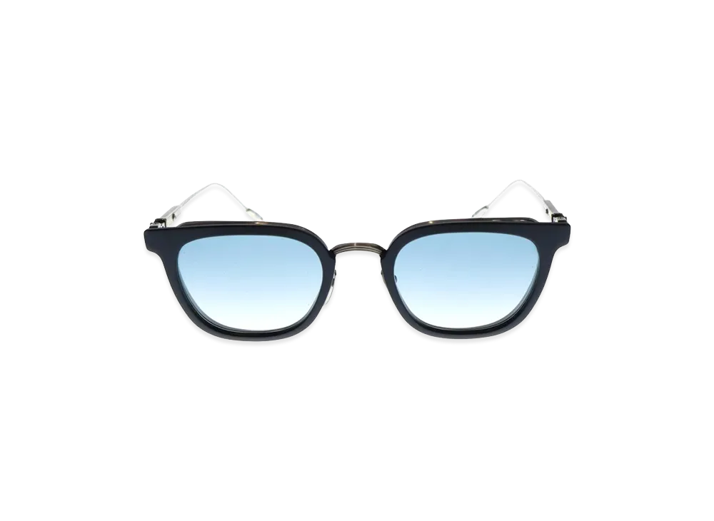 Chrome Hearts TELEVAGILIST Cross Temple Frame Sunglasses "Black/Blue"