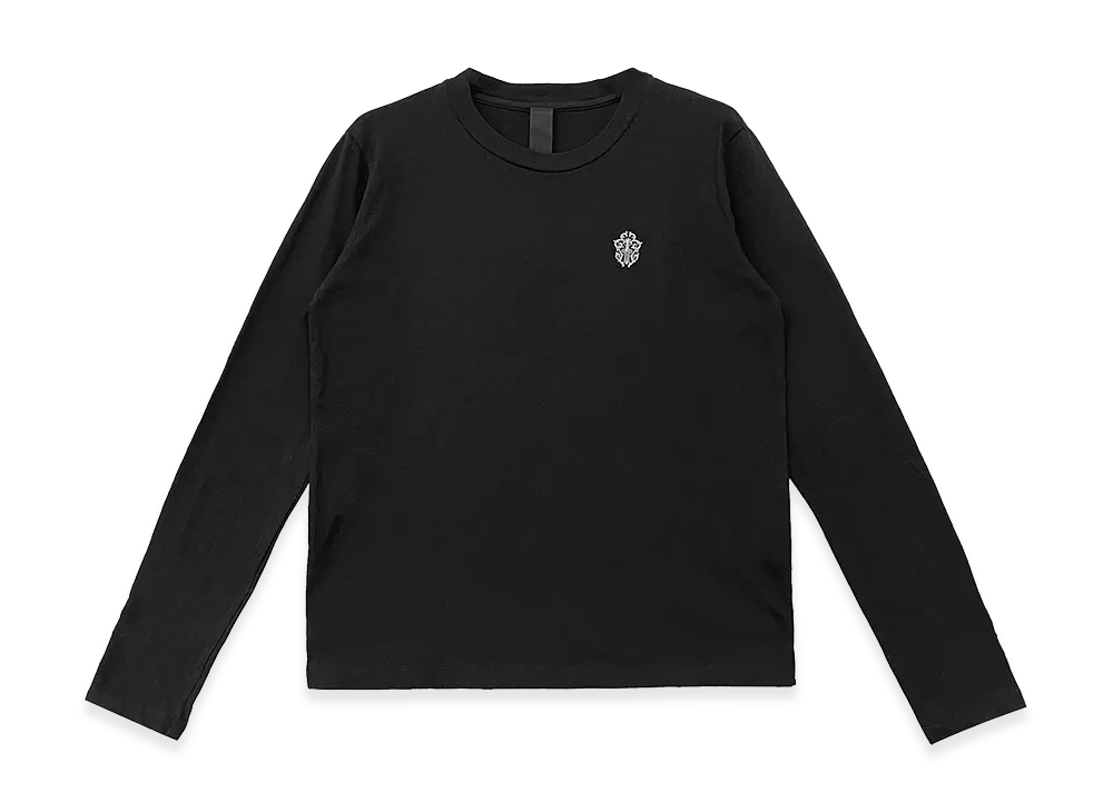 Chrome Hearts Dagger Cross Logo Embroidered L/S T-Shirt "Black"