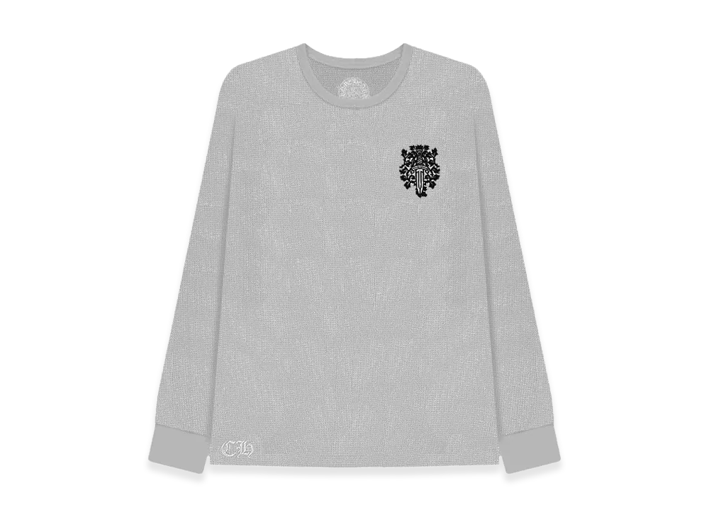 Chrome Hearts Dagger Waffle Thermal L/S Shirt "Grey"