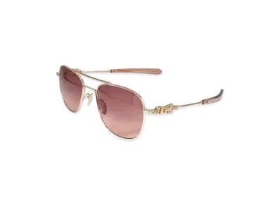 Chrome Hearts WENCE Gold Dagger Sunglasses "Pink/Gold"