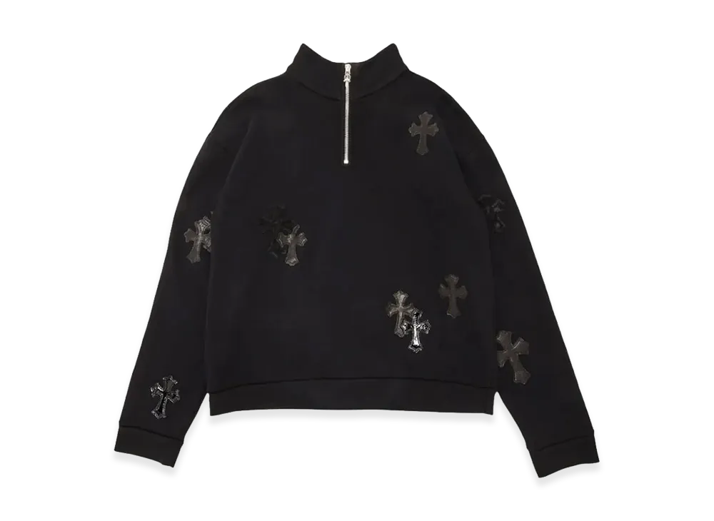 Chrome Hearts Half Zip Sweat "Black"