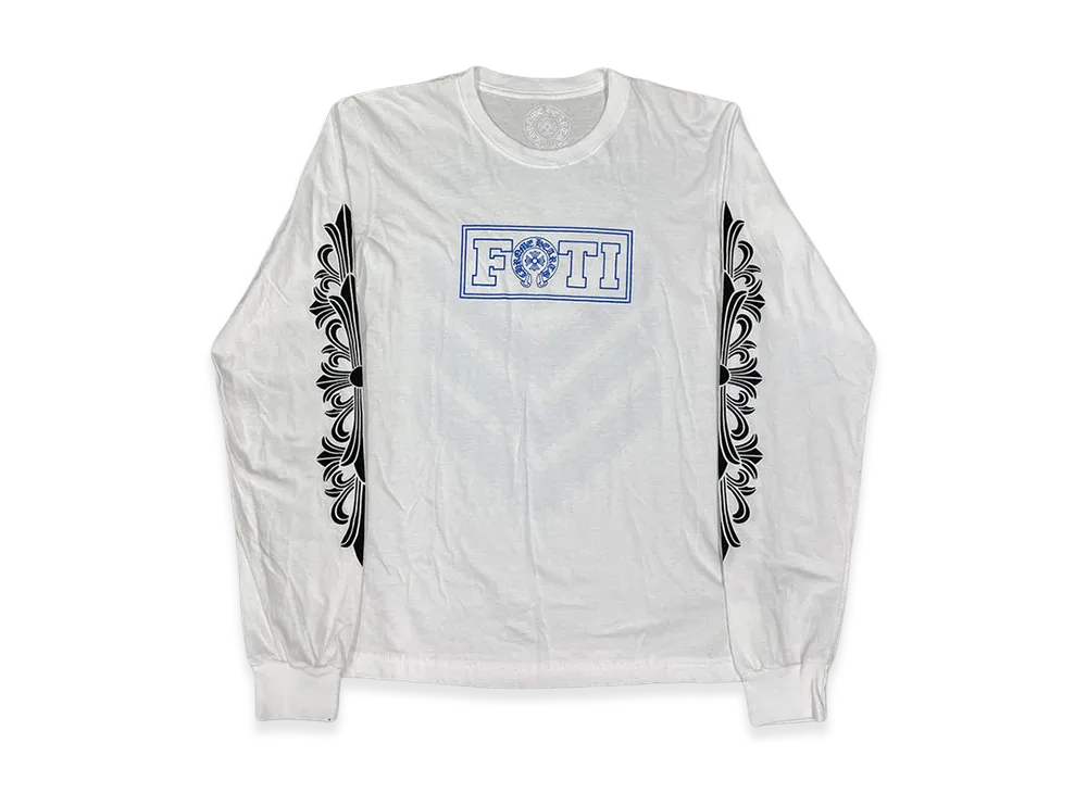 Chrome Hearts Foti Floral Cross L/S T-Shirt "White"