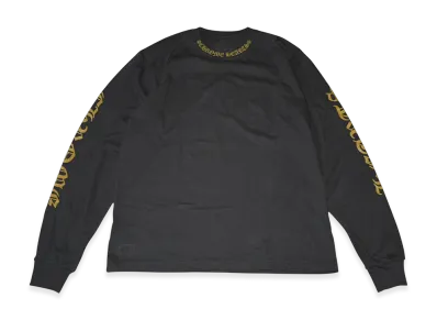 Chrome Hearts Neck Logo Pocket L/S T-Shirt "Black/Gold"