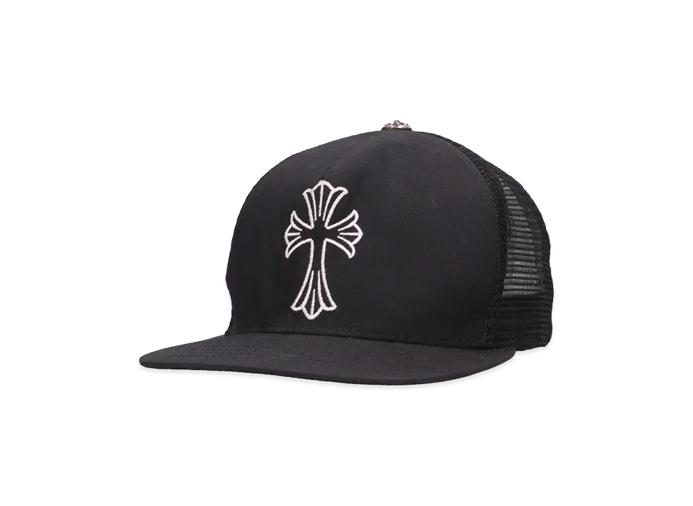 Chrome Hearts Cross Ball Mesh Trucker Cap "Black"